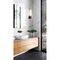 Z-Lite Cooper Wall Sconce, 1-Light, 4.75 In.W x 4 In.L x 16 In.H, Matte Black/Frosted 1010-1S-MB-LED - alternate 6